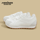 加厚保暖二棉鞋 人本阿甘鞋 新款 休闲运动鞋 女款 白色加绒2026秋冬季
