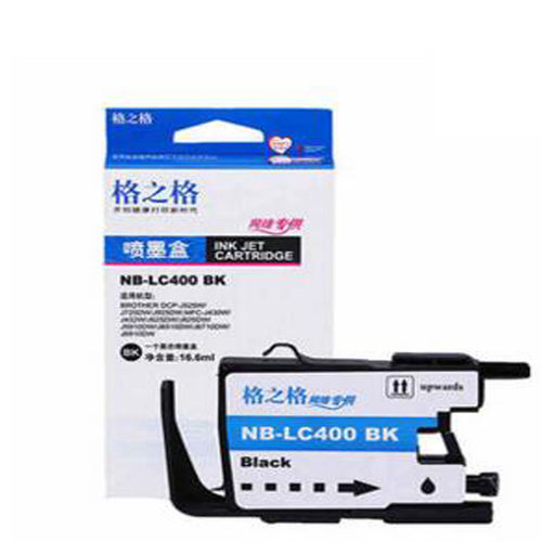 格之格LC400BK墨盒适用兄弟MFC-J625DW 825DW 430W 6910D 6710DW