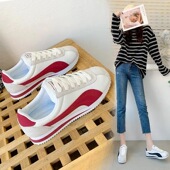 阿甘鞋 女ins超火学生百搭女鞋 平软底休闲运动跑步鞋 2025新款 韩版