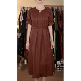 凤轩阁 100桑蚕丝重锻提花红云纱连衣裙ZBJ6608