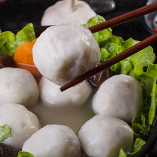 农家自制手工鱼丸250g潮汕特产马鲛鱼丸鳗鱼丸火锅丸子鱼汤丸子