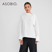 时尚 Asobio绑带设计感简约通勤宽松衬衫 2025秋冬新品 气质上衣285