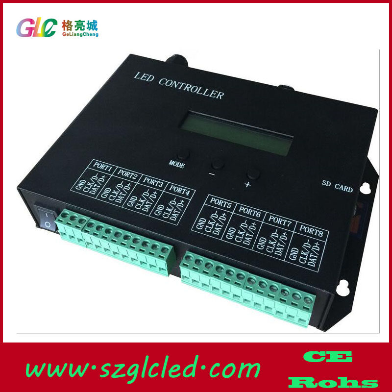 DMX512控台控制 LED交流电源同步控制器 控制器 八口单机控制器