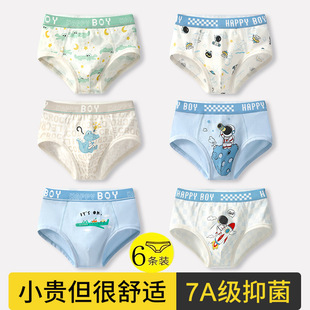 初中学生男童中大童三角内裤男孩纯棉13--14-12岁9不夹屁屁短裤头