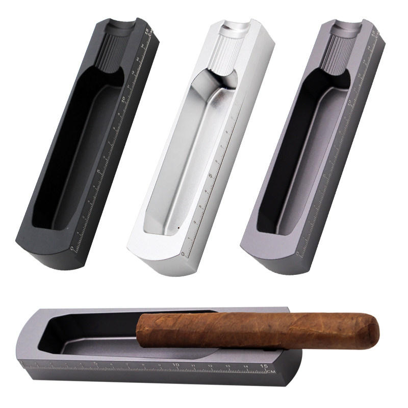 包邮 Lafuli雪茄烟灰缸 创意个性便携酒瓶烟灰盅金属哑光单支烟缸