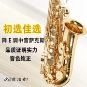 Nhạc cụ Saxophone alto e-sax đích thực dành cho người lớn kiểm tra saxophone / nhạc cụ bắt đầu cho người mới bắt đầu - Nhạc cụ phương Tây