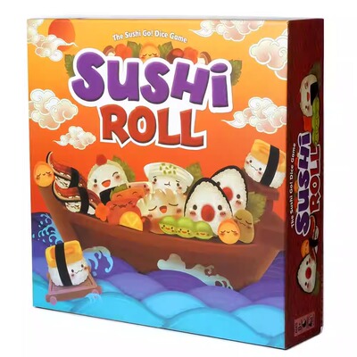 寿司骰子Sushi roll英文版桌游亲子益智游戏逻辑思维训练玩具儿童