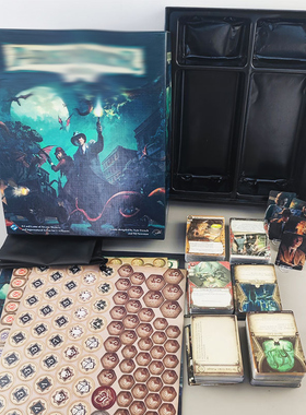 诡镇惊魂桌游魔镇奇谭谈经典LCG克苏鲁跑团卡牌聚会策略推理英文