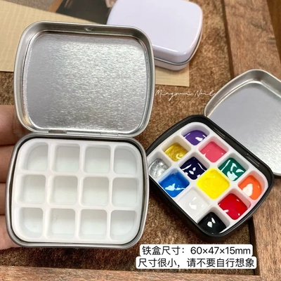 Mobray分装盒彩绘胶分装盒甲水彩分装格1.6ml十二格分装