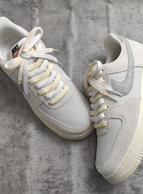 适配空军一号AF1 certified fresh浅灰dunk奶油白色反光双鞋带