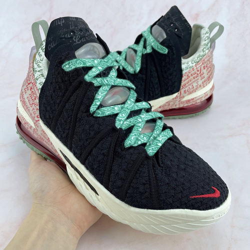 适配nikeLeBron18ep黑白红历史