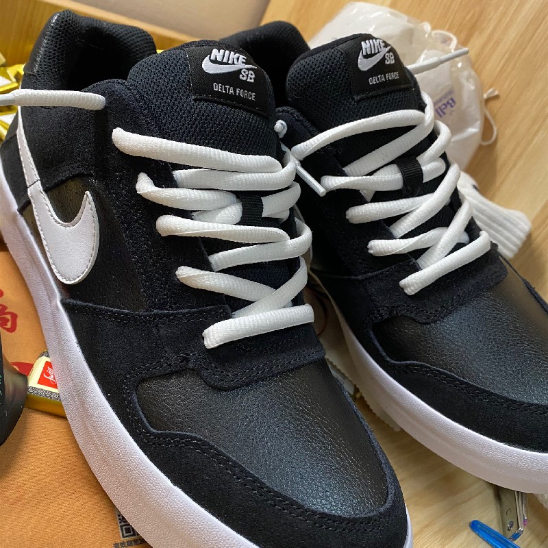 适配NikeSB Delta ForceVULC黑白半圆形dunk白色空军一号鞋带潮 服饰配件/皮带/帽子/围巾 鞋带 原图主图