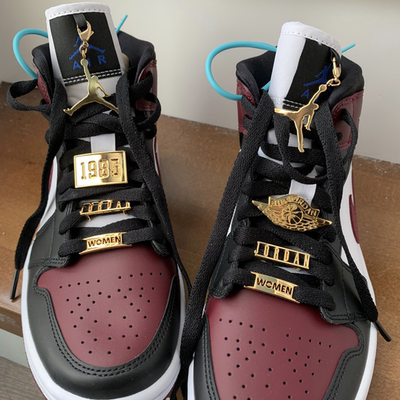 适配AJ1酒红脚趾飞人飞翼配件