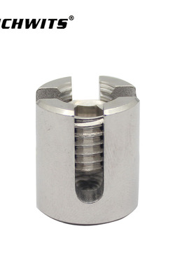 RICHWITS不锈钢316十字槽卡头 钢丝绳夹 十字夹头 园林钢丝绳配件