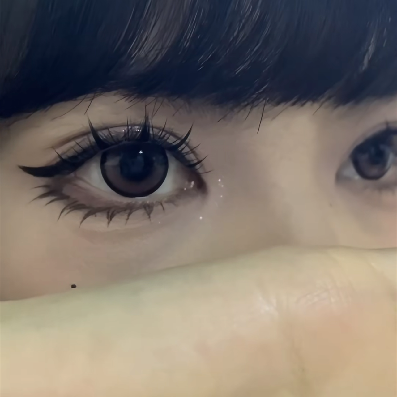 下睫毛真的太重要了 深棕色弯头极细眼线液笔自然妈生感防水平价