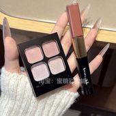 淡颜小白花四色眼影日系KAKE粉紫 这俩就是天菜甜妹首选 不装 了