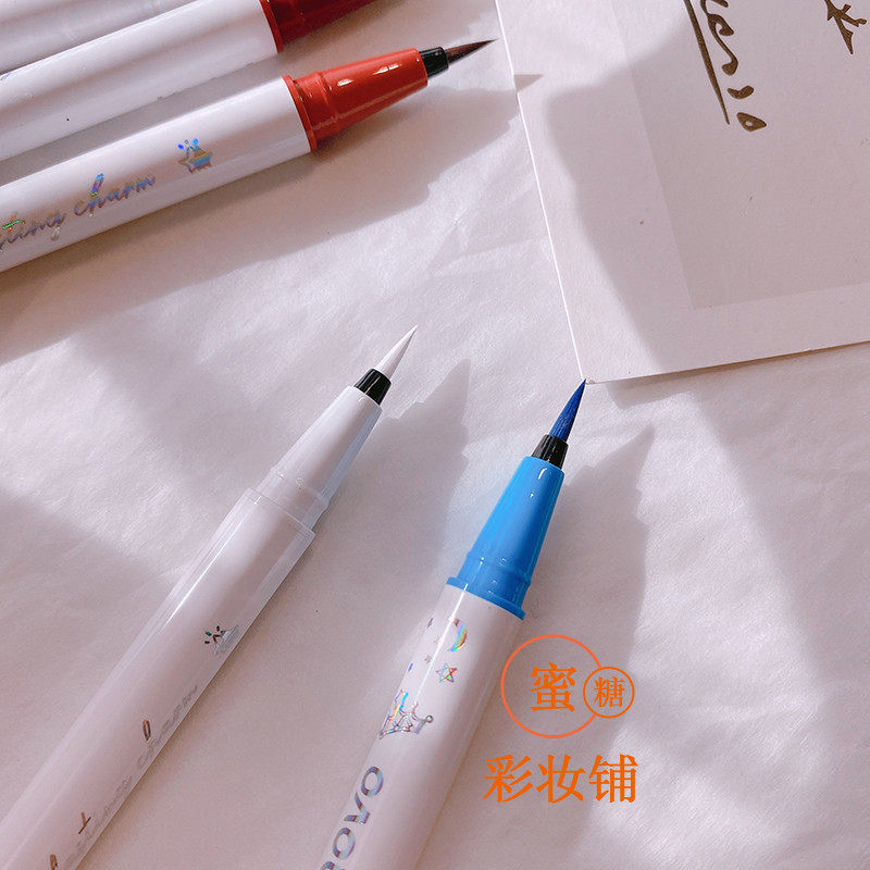 Blue Liquid Eyeliner Pen: Waterproof Ultra-Fine Tip - Taobao product photo 3