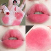 小粉锻唇釉嫩粉色口红低饱和唇泥黄皮显白微醺玫瑰色女团蜜桃冷感