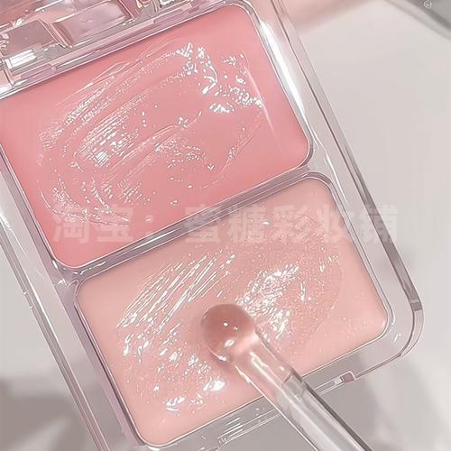 韩女水光肌底牌！早八人的水光新cp 元气水光腮红盘+高光膏双色膏