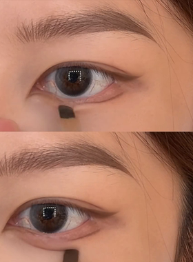 眉毛和眼线的画法思路这下会了吧姐妹？扁头砍刀野生眉笔眼线下至