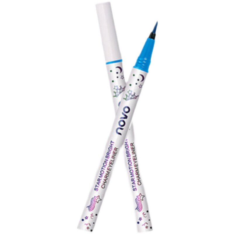 Blue Liquid Eyeliner Pen: Waterproof Ultra-Fine Tip - Taobao product photo 5