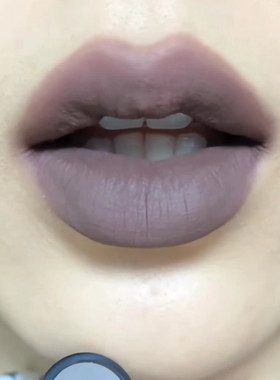 厌世感口灰！紫调烟灰色欧美哥特风口灰唇泥b07烟熏莫兰迪cosplay