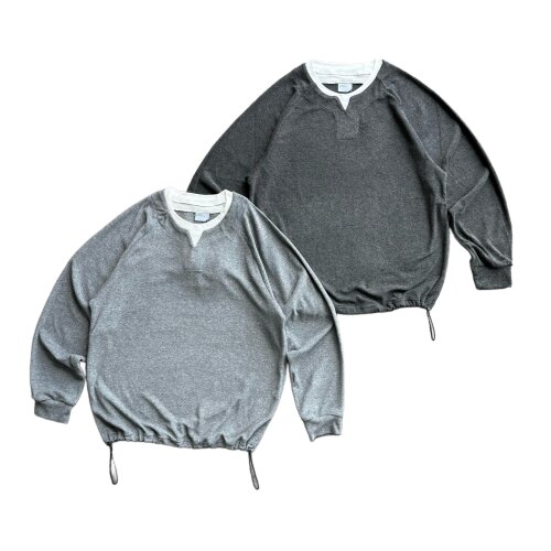 Nothwes 25aw复古新老钱仿羊绒保暖假两件卫衣抽绳宽松休闲男女