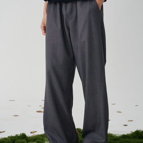 TR混纺抗皱休闲弯刀西裤