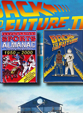 科幻电影回到未来金属徽章海报胸针周边BackToTheFuture体育年鉴