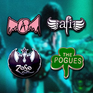 齐柏林飞艇乐队徽章空中铁匠朋克摇滚乐队胸针Aerosmith afi pin