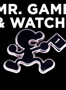 Mr Game&Watch徽章明星大乱斗游戏角色任天堂复古周边胸针pin