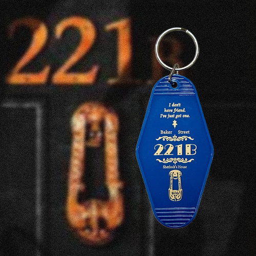复古挂件贝克街221b卷福钥匙扣
