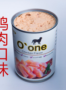 狗罐头o'one拌饭肉粒狗湿粮375g*6幼犬成犬金毛泰迪狗狗零食
