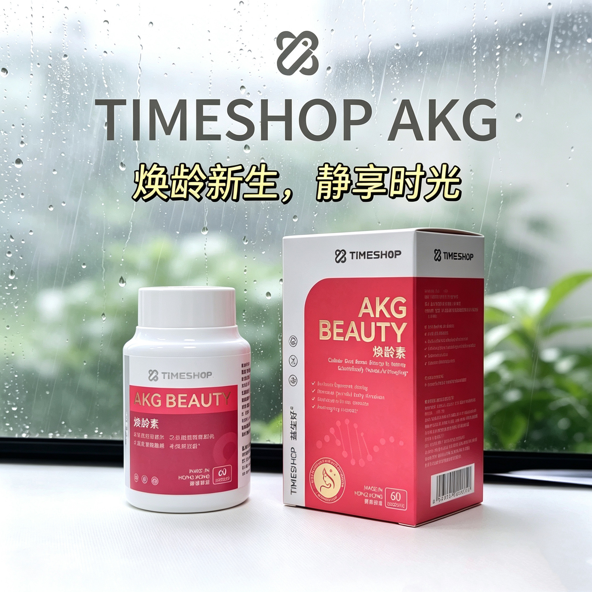 TimeShop焕龄素滋养修复AKG三代直击根源CA-AKG亚精胺PQQ燕窝酸