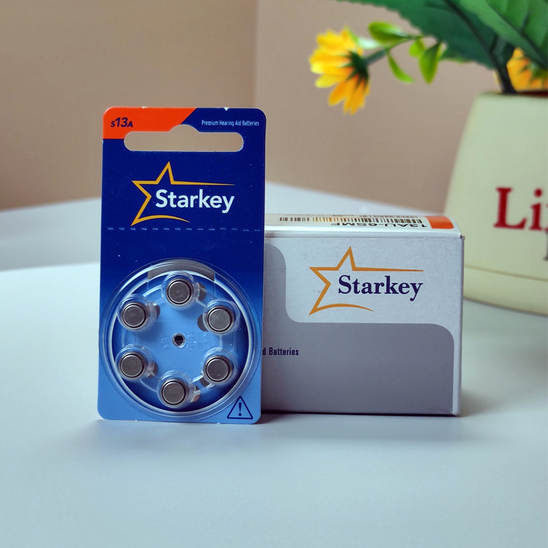 助聽器S13A正品starkey斯達克英國紐扣電池2023新裝六粒盤一顆價