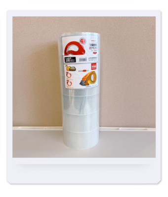 考尔德8376透明封箱胶带/打包胶带/胶布/胶带/封箱胶带/透明100米