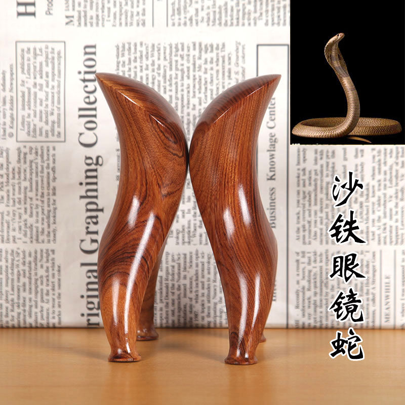眼镜蛇纯手工弹弓实木户外沙漠铁反曲原木质制专业成人超硬高精度