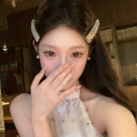 Пара кристально-белых циркониевых клипс BB.