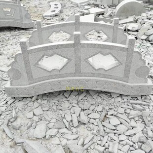 整石板石桥天然花岗岩石雕刻花园小桥园林景观半拱桥惠安石雕石桥