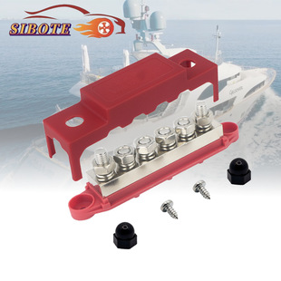 房车游艇汇流排 6位螺柱配电块汇线排 M8M10大电流600A接线螺柱