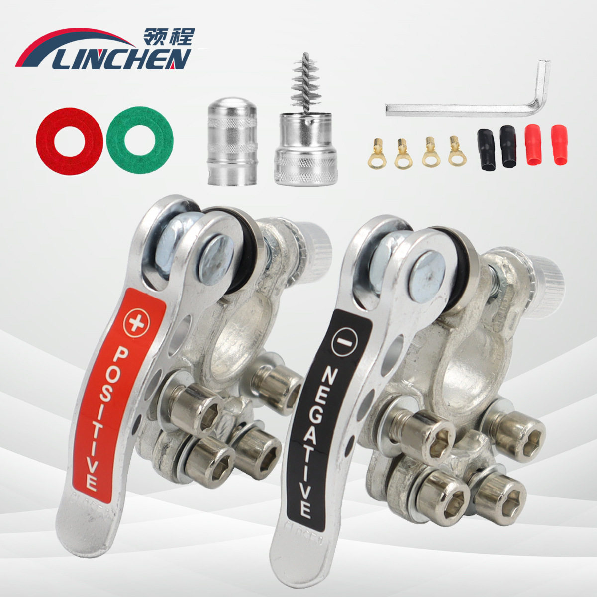 汽车电池端子黄铜镀锡快速释放电瓶桩头 多孔接线卡子快拆电瓶夹,汽车零部件/养护/美容/维保,电瓶搭火线,淘宝优惠券,粉丝福利购,淘宝优惠卷