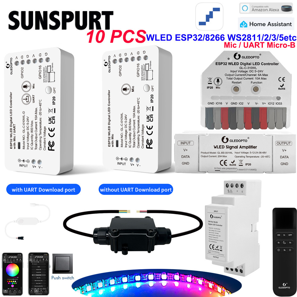 GLEDOPTOWLEDESP8266控制器