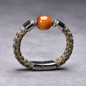 五行龙鳞绳半成品DIY手工编织男女款 本命年手绳可穿手牌蜜蜡天珠