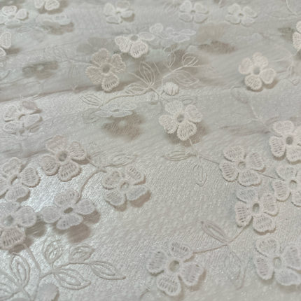 白色紫色蓝色红色花柔软网纱刺绣绣花蕾丝布料连衣裙diy服装面料
