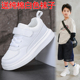 子女孩板鞋 儿童小白鞋 透气防臭中大童鞋 女童白色运动鞋 小学生白鞋