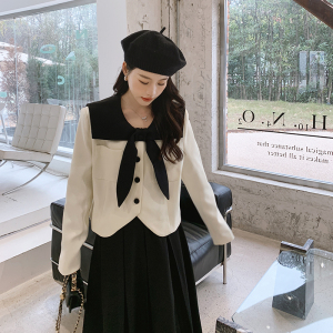法式高级感气质裙女2025春秋新款高腰显瘦今年流行减龄图片