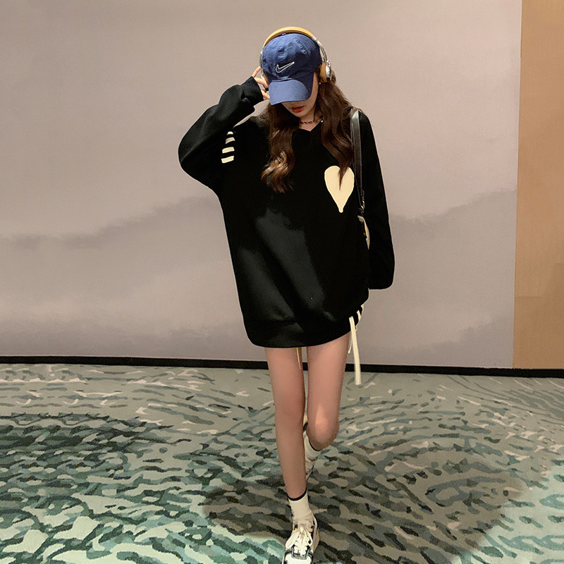 【新款】！学院风爱心卫衣205A-8817-P115控168,女装卫衣/绒衫,浙宝293