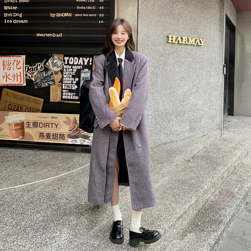 【档口现货】数据好韩系高级感毛呢大衣外套293-0121-P190控278,女装毛呢外套,浙宝293