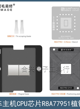 适用于瑞萨R-CarH3汽车主机芯片CPU维修植锡网R8A77951植锡台钢网