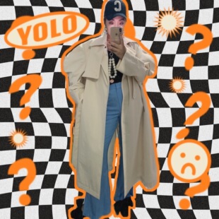 时髦野心家 五玛米首尔记忆里 看一眼便念念不忘的超大羊角袖风衣